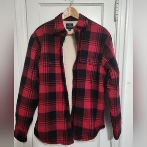 J. Crew Buffalo Plaid Med Fleece Lined Outdoor Jacket